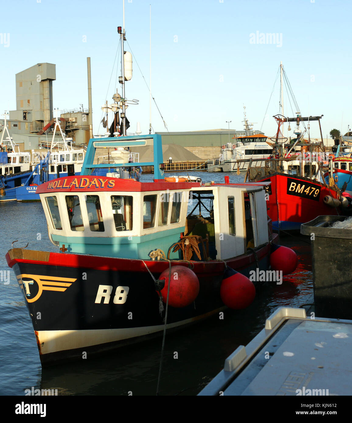 Fishing boat in Whitstable Stock Photo Alamy