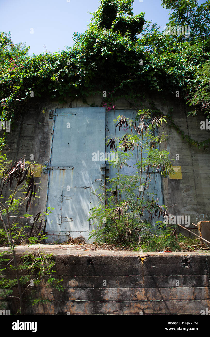 Old Navy bunkers, Vieques, Puerto Rico Stock Photo Alamy