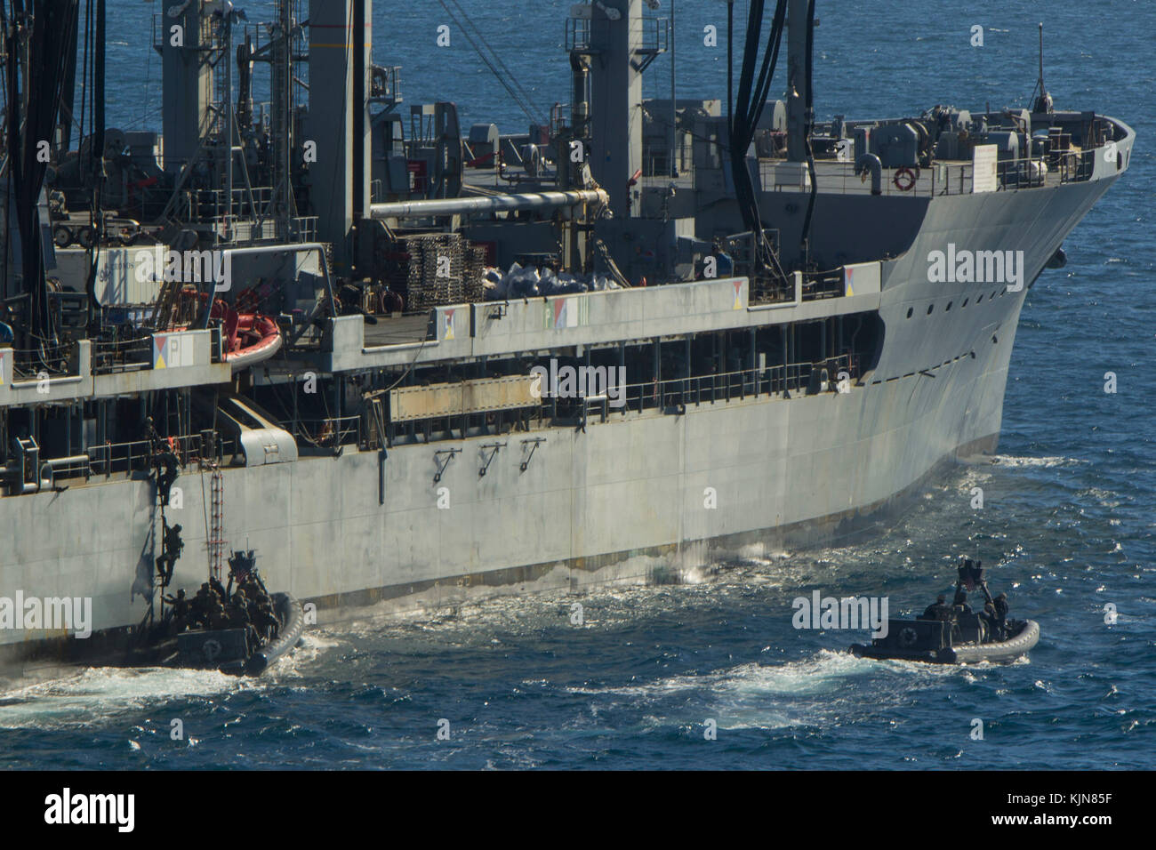 U.S. Marines with the Maritime Raid Force (MRF), 26th Marine ...