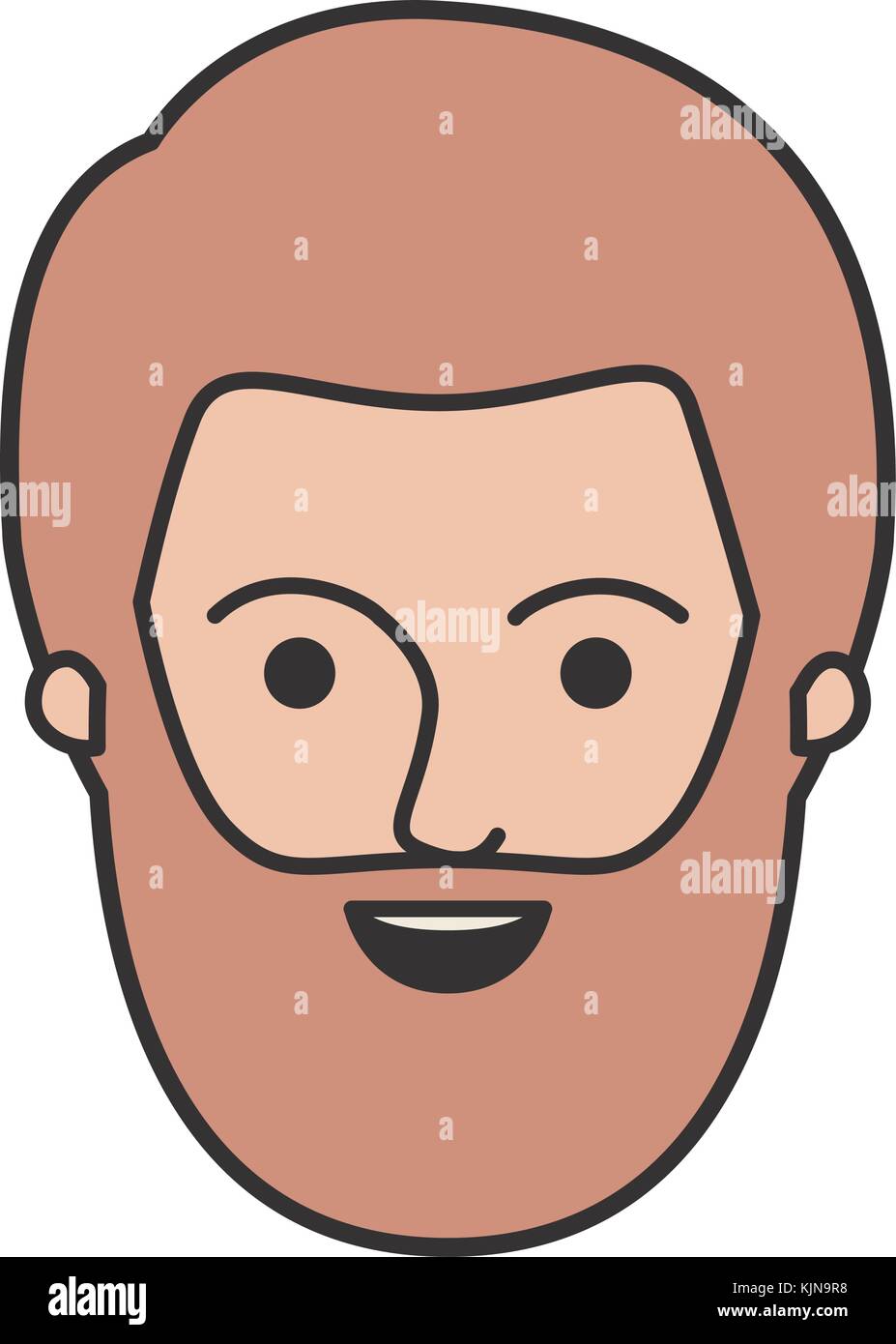 Premium Vector  Vector flat illustration of a brutal gigachad face