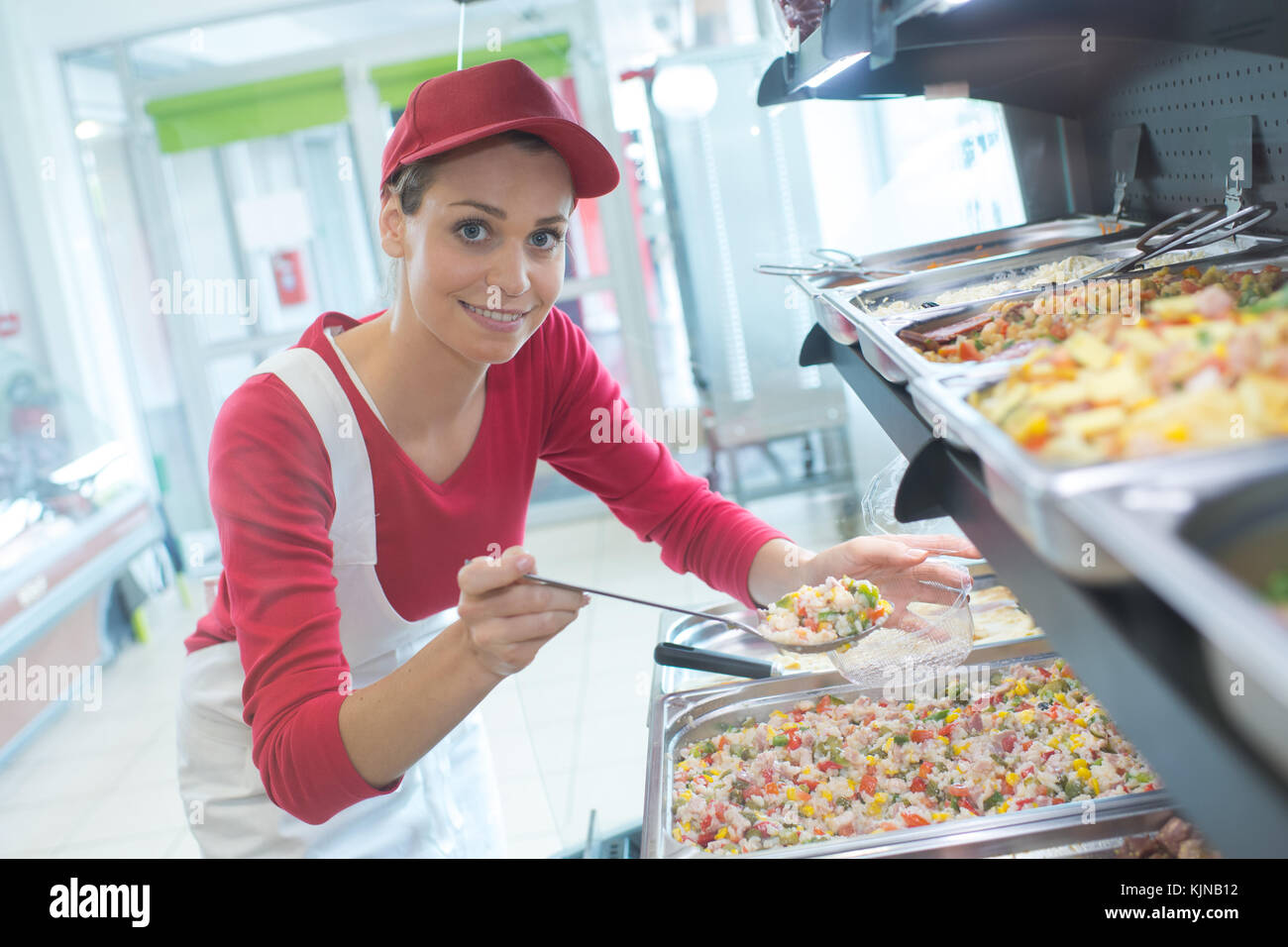 Cafeteria worker school hires stock photography and images Alamy