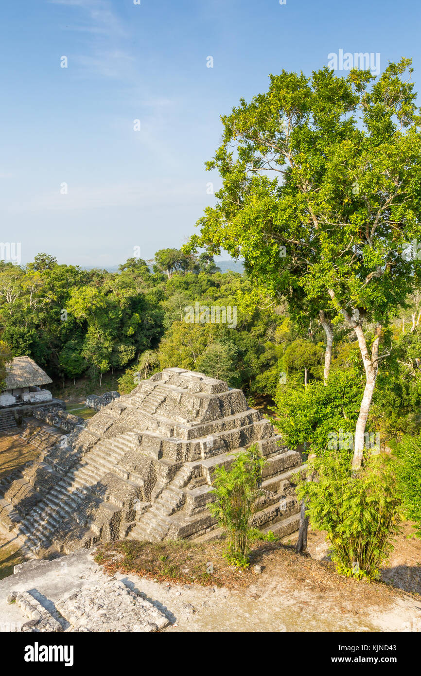 North Acropolis | Yaxhá | Guatemala Stock Photo
