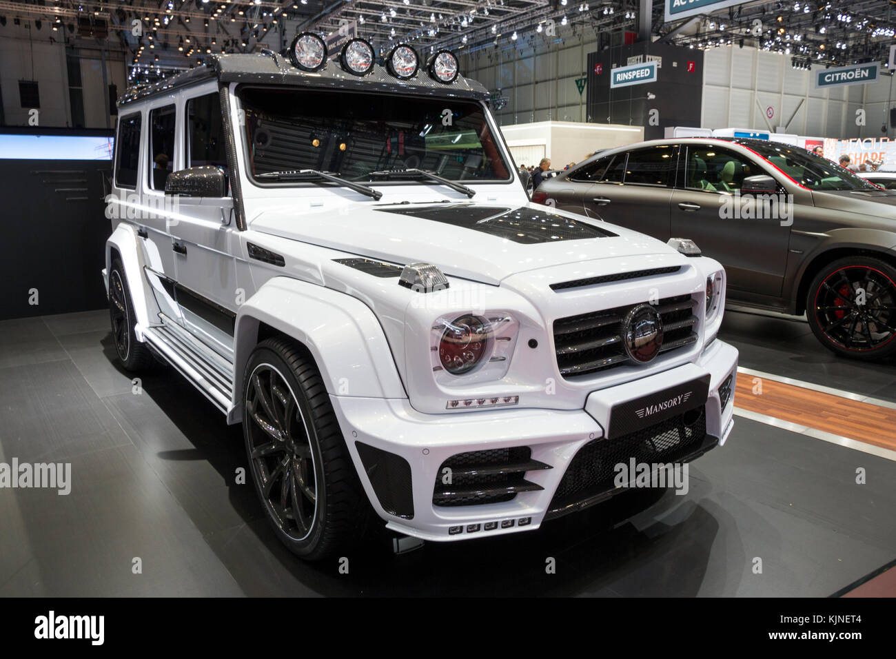 GENEVA, SWITZERLAND - MARCH 1, 2016: Mansory Mercedes Benz AMG G63 Gronos  car showcased at the 86th Geneva International Motor Show Stock Photo -  Alamy