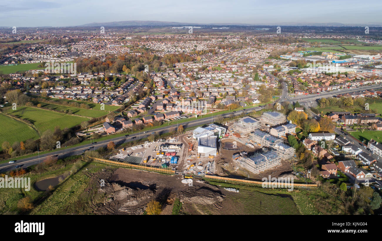 Astley Point Development In Astley Green. Astley, Greater Manchester, UK Stock Photo