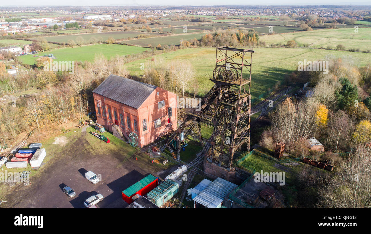 Astley Green Colliery Museum Coal Mine in Astley, Greater Manchester, England, UK Stock Photo