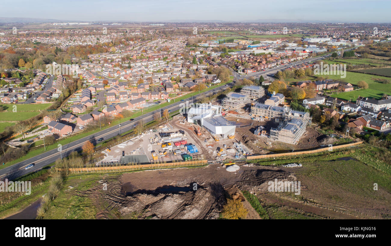 Astley Point Development In Astley Green. Astley, Greater Manchester, UK Stock Photo