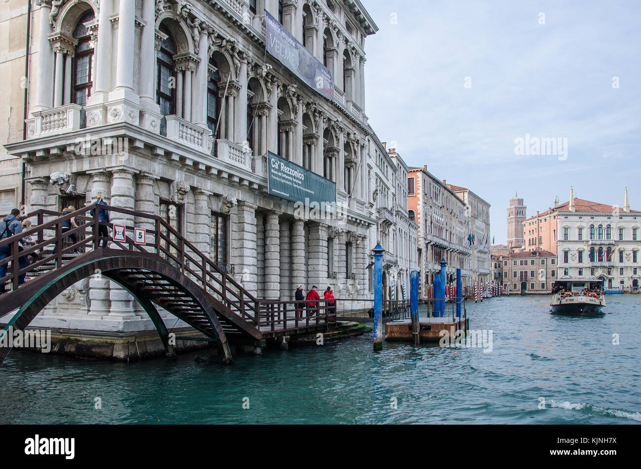 Venice is the capital of the Veneto region. It is situated across a group of 118 small islands[1] that are separated by canals and linked by bridges. Stock Photo