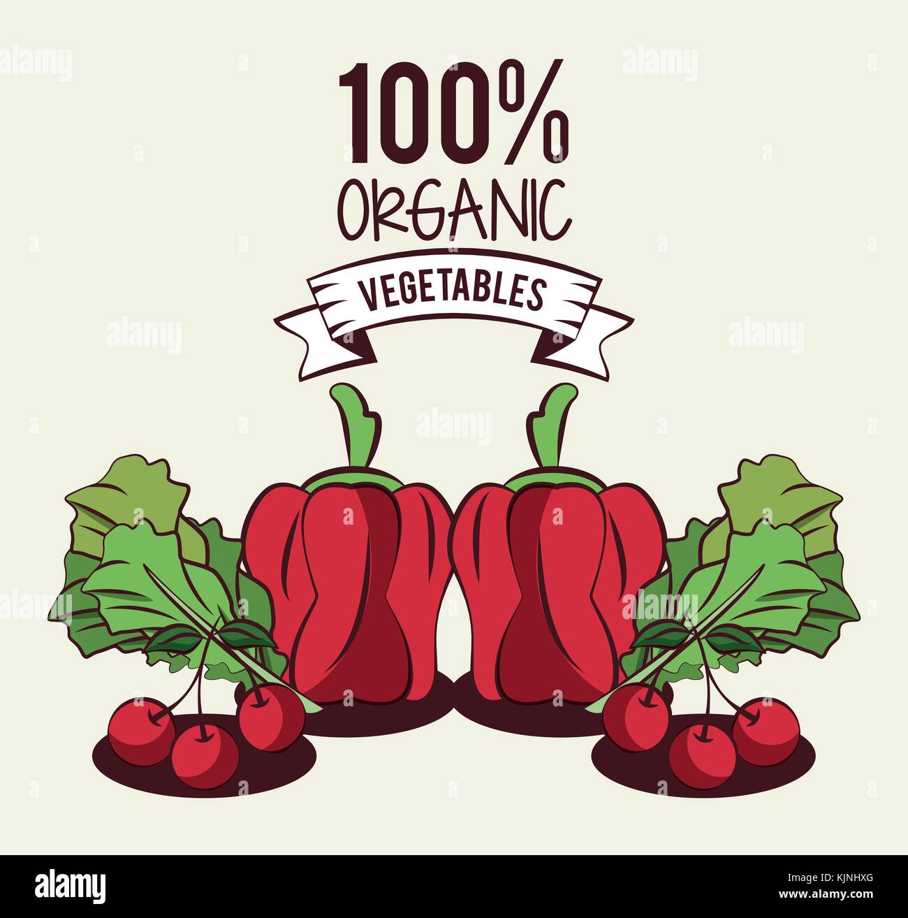 Fresh Organic vegetables Stock Vector Image & Art - Alamy