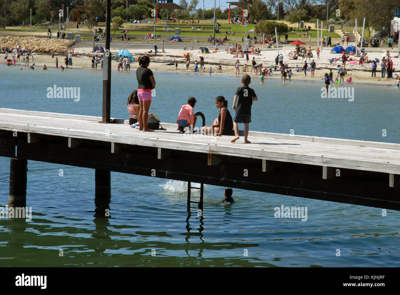 Sorrento Quay Hillary’s Boat Harbour. Perth, Western Australia Stock
