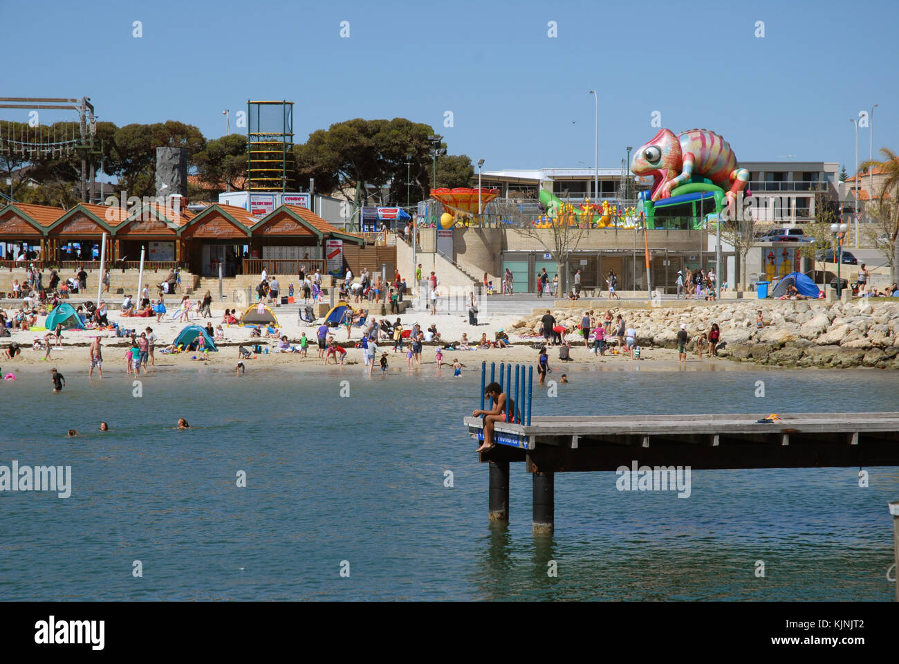 Sorrento Quay Hillary’s Boat Harbour. Perth, Western Australia Stock