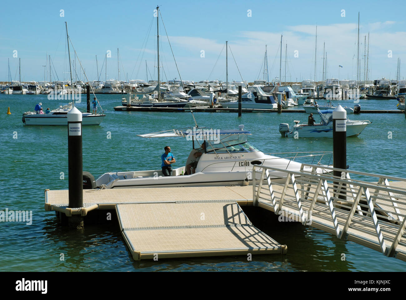 Sorrento Quay Hillary’s Boat Harbour. Perth, Western Australia Stock