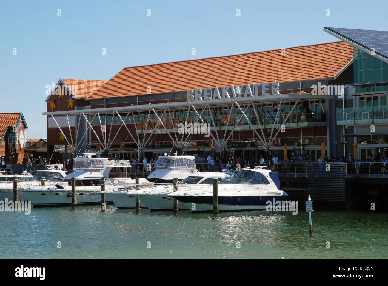 Sorrento Quay Hillary’s Boat Harbour. Perth, Western Australia Stock