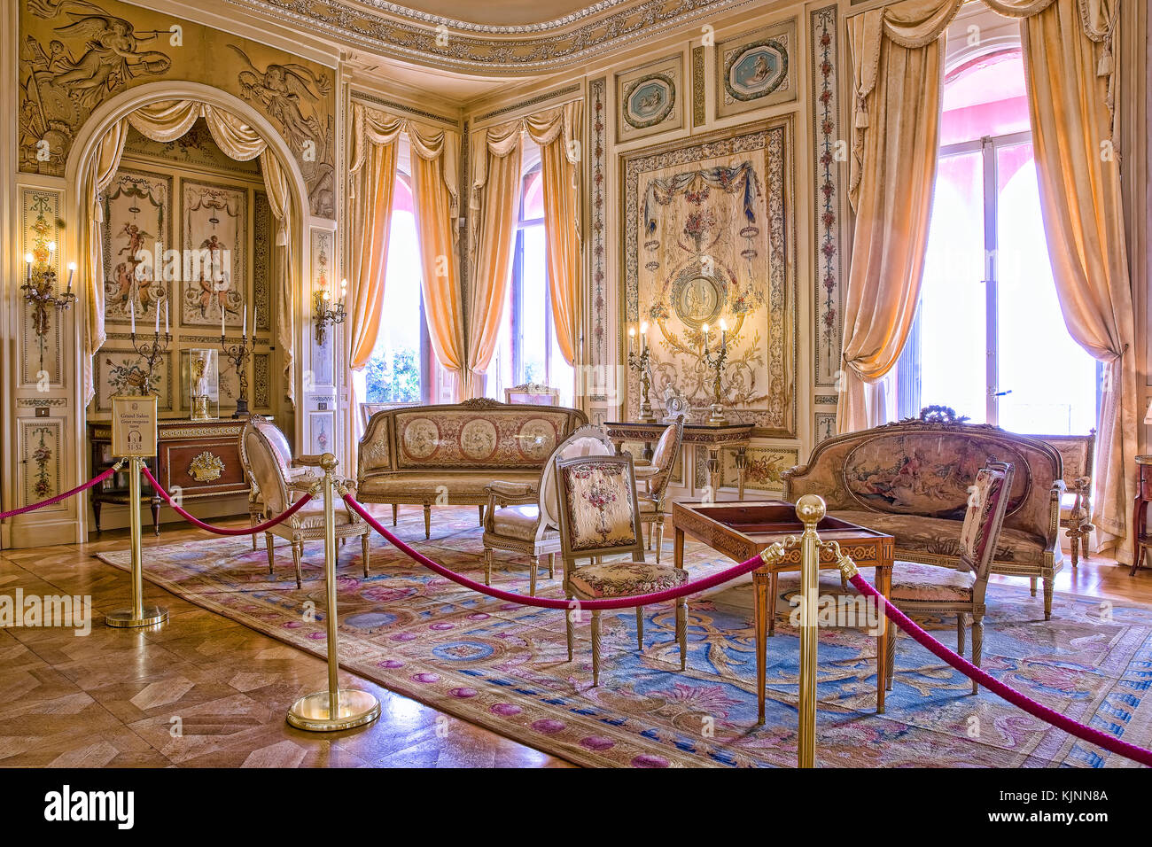 Villa Ephrussi de Rothschild in St Jean Cap Ferrat Stock Photo Alamy