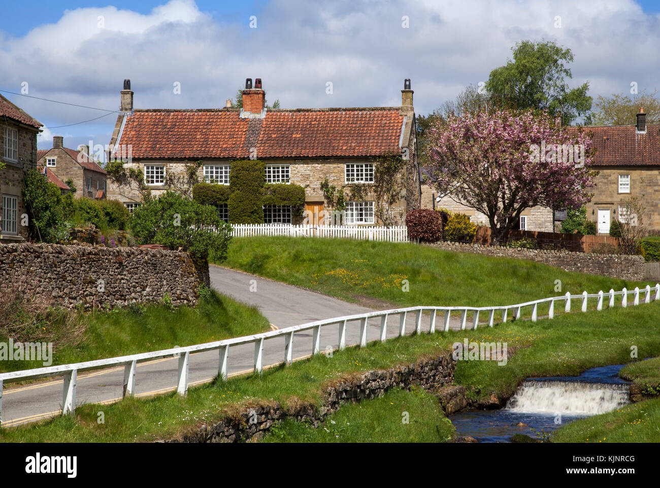 Hutton le Hole North York Moors national park North Yorkshire Stock Photo