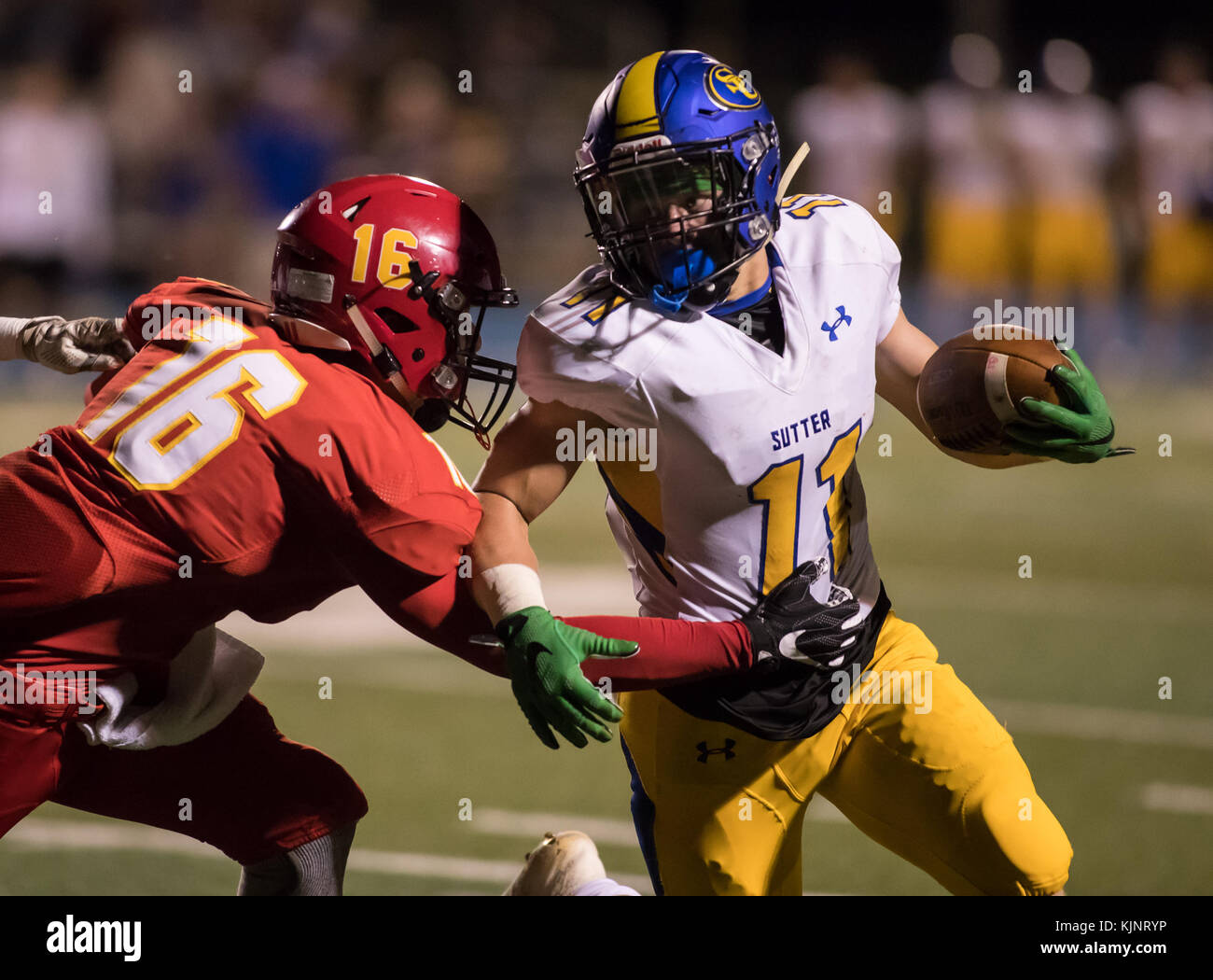 Sutter Football Football action with Sutter vs. Chico High School in Chico, California ...