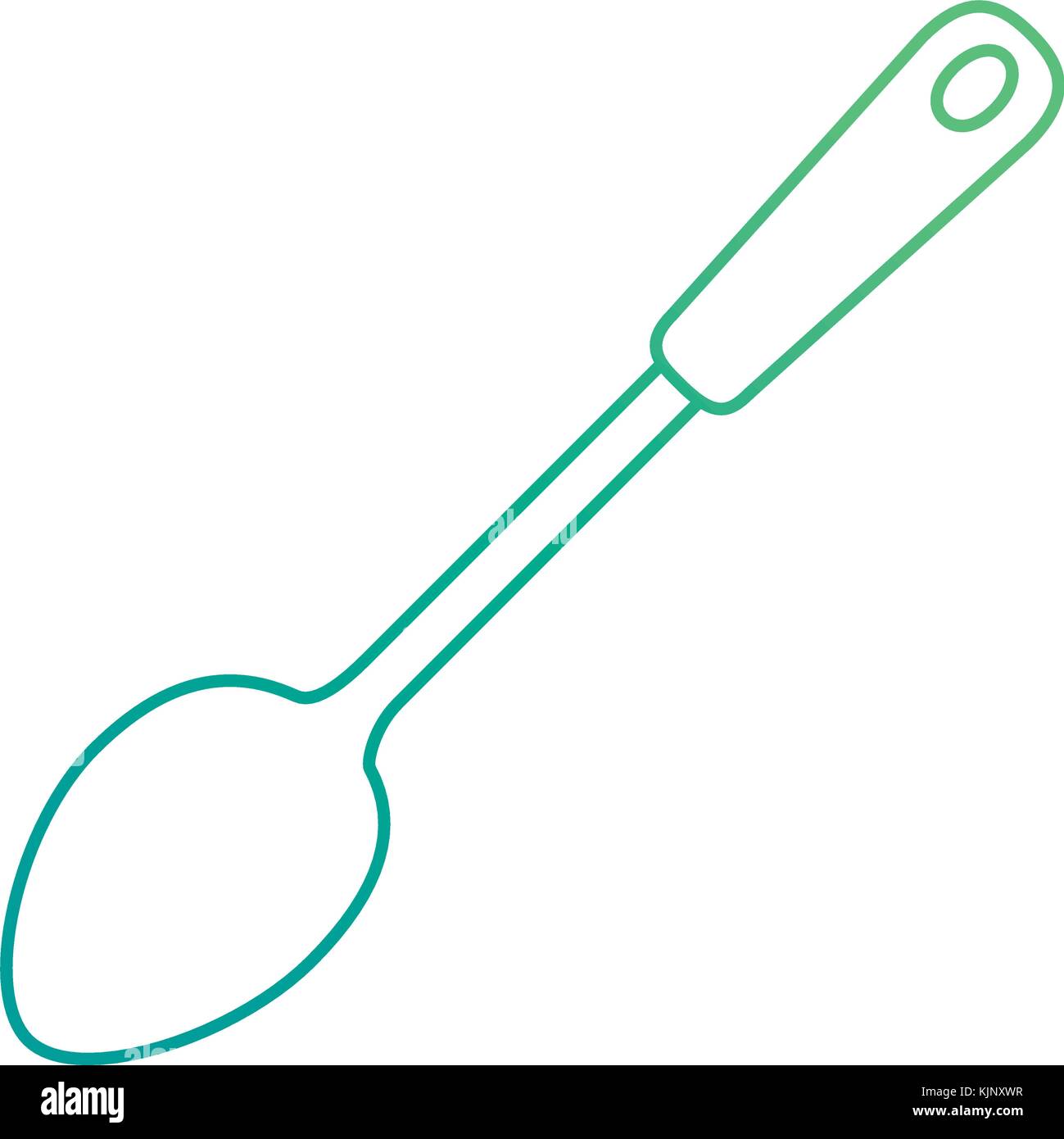 big spoon isolated icon vector illustration design Stock Vector Image ...