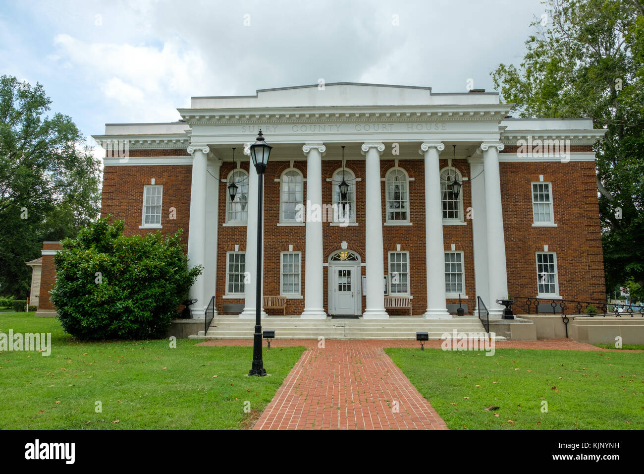 Surry County Courthouse, 28 Colonial Trail, Surry, Virginia Stock Photo