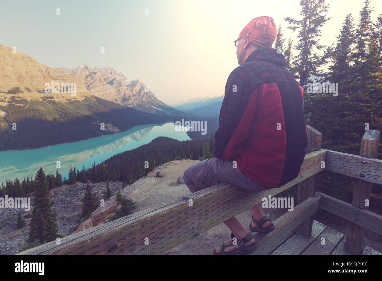 Peyto Lake in Banff National Park, Canada Stock Photo - Alamy