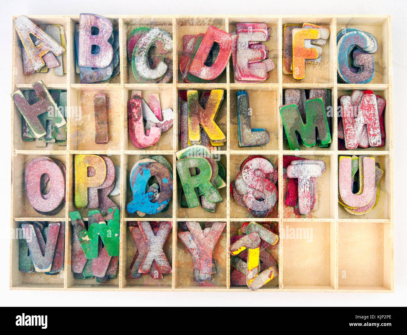 old wooden letters Backround image Stock Photo - Alamy