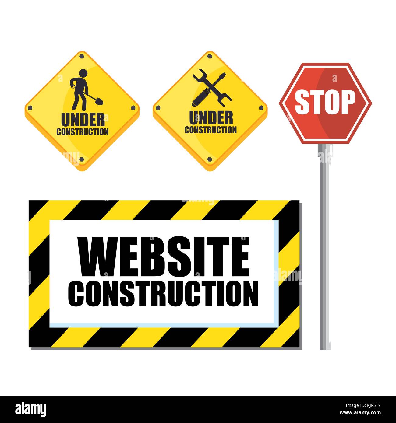 website under construction background vector illustration graphic ...
