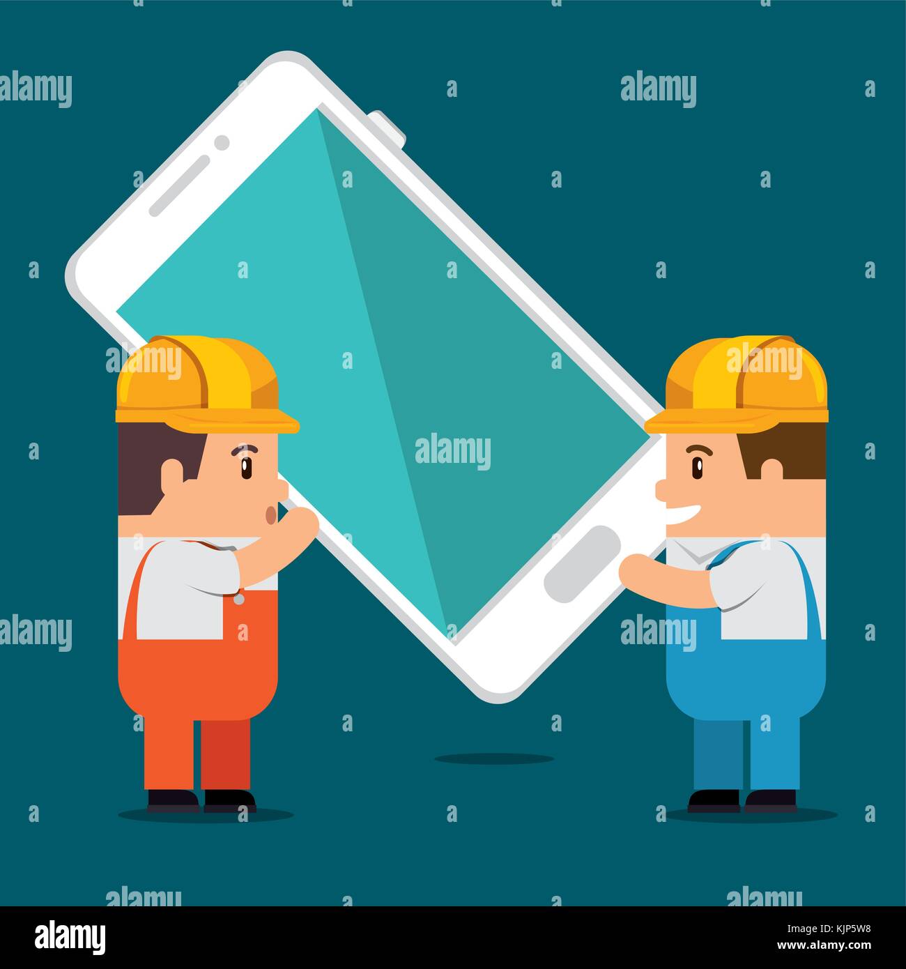 website under construction background with workers vector illustration ...