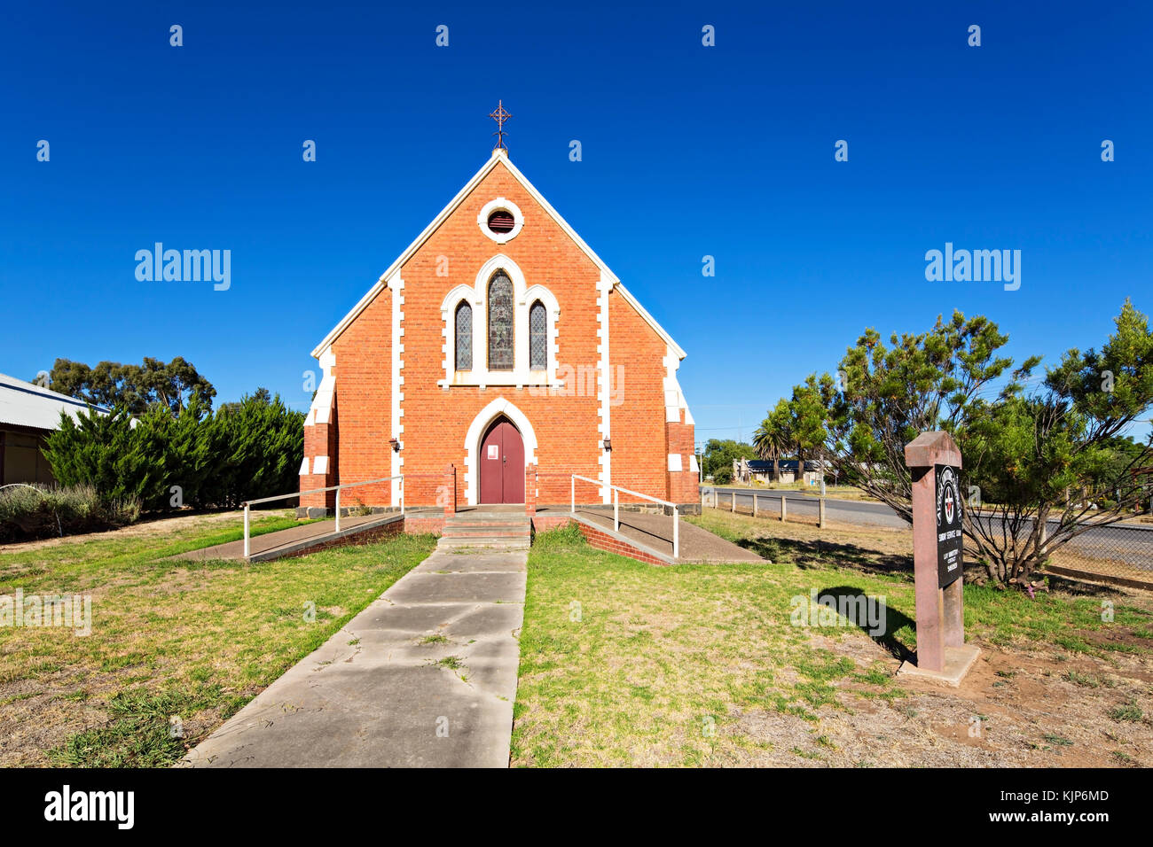 Former circa 1854 Methodist church in Avoca Victoria Australia,now