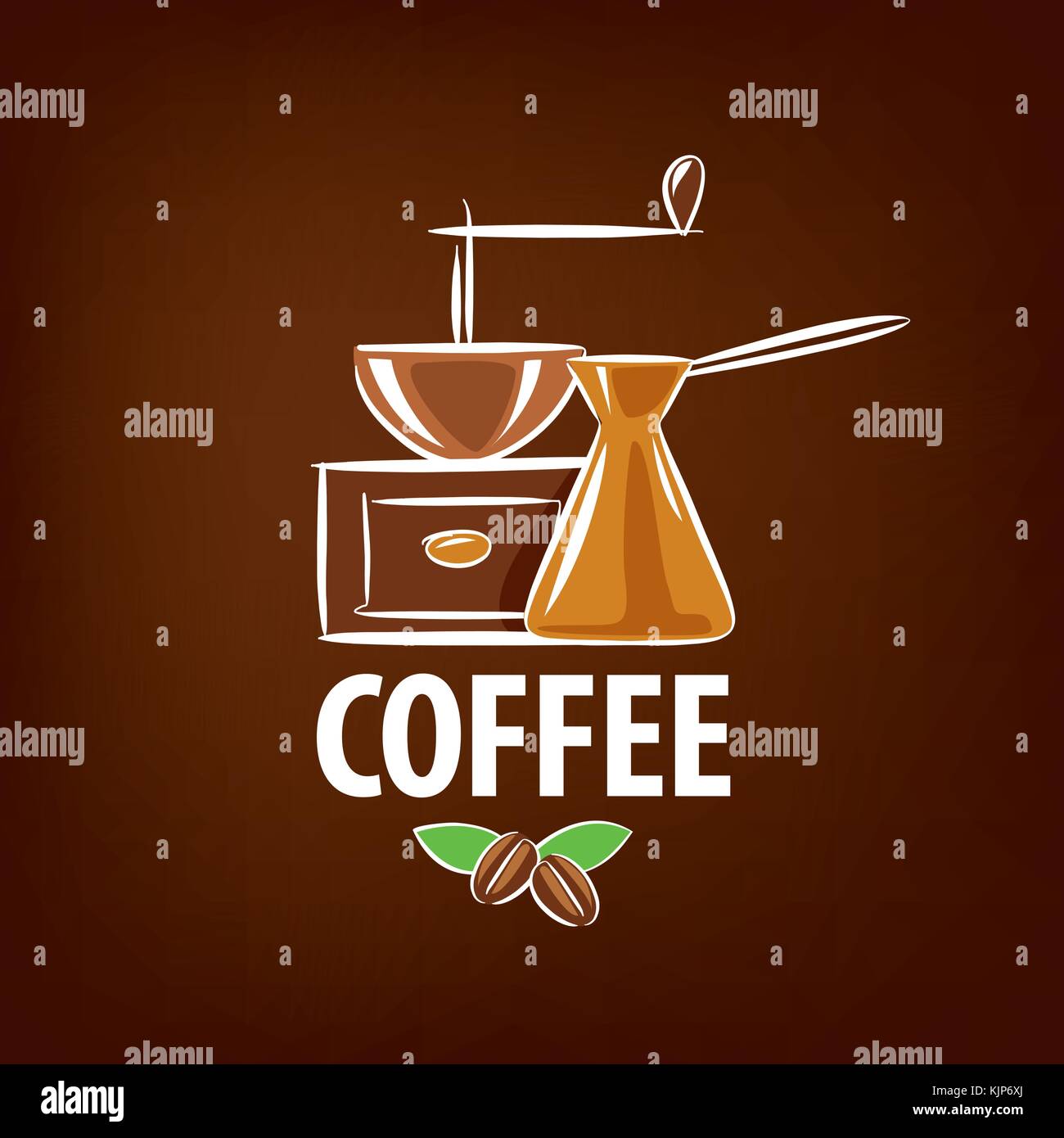 vector logo for coffee Stock Vector Image & Art - Alamy