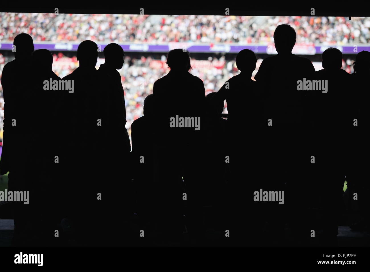 Capacity Crowd at a sporting event Stock Photo Alamy