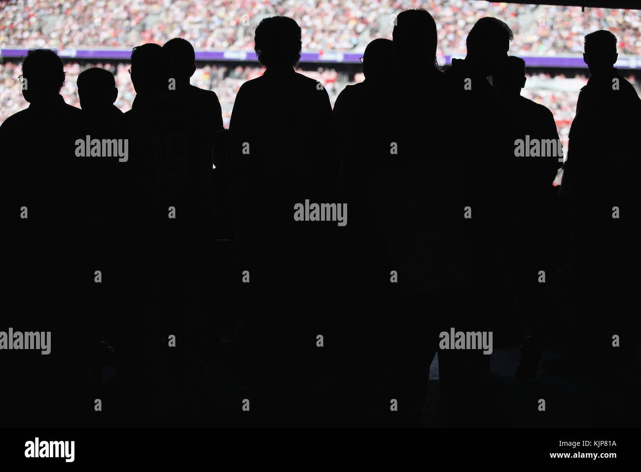 Capacity Crowd at a sporting event Stock Photo Alamy