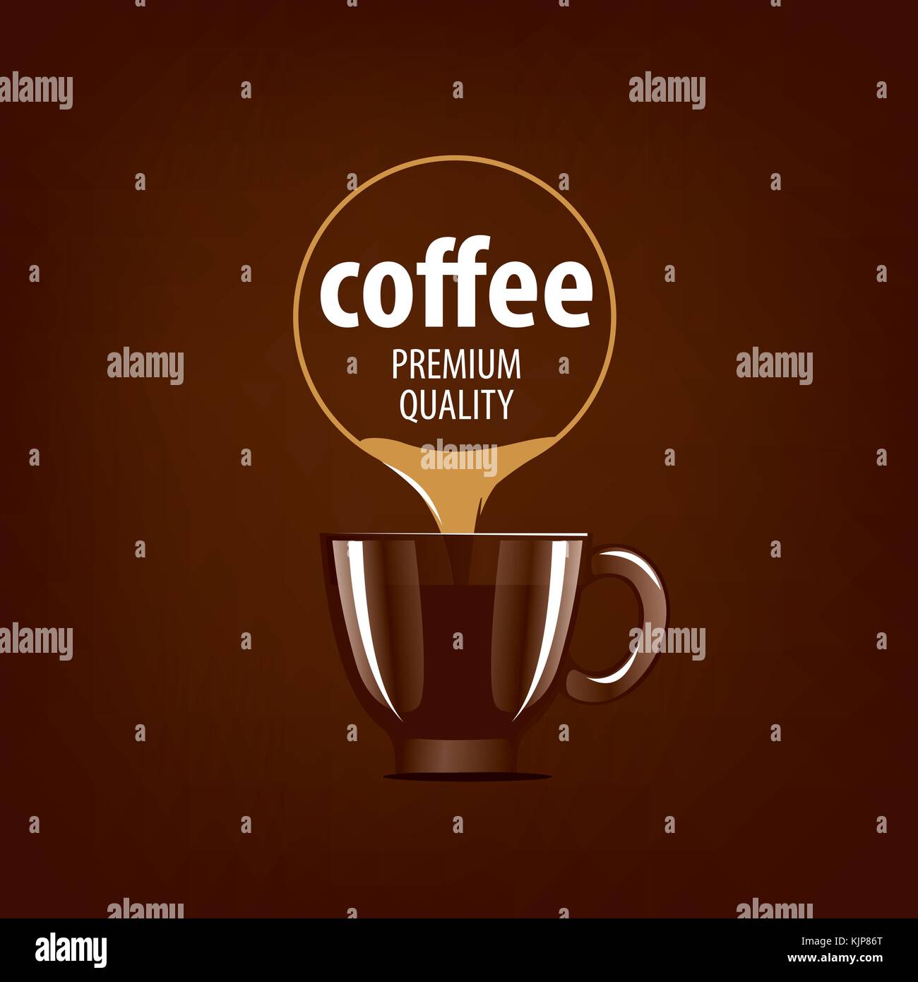 vector logo for coffee Stock Vector Image & Art - Alamy