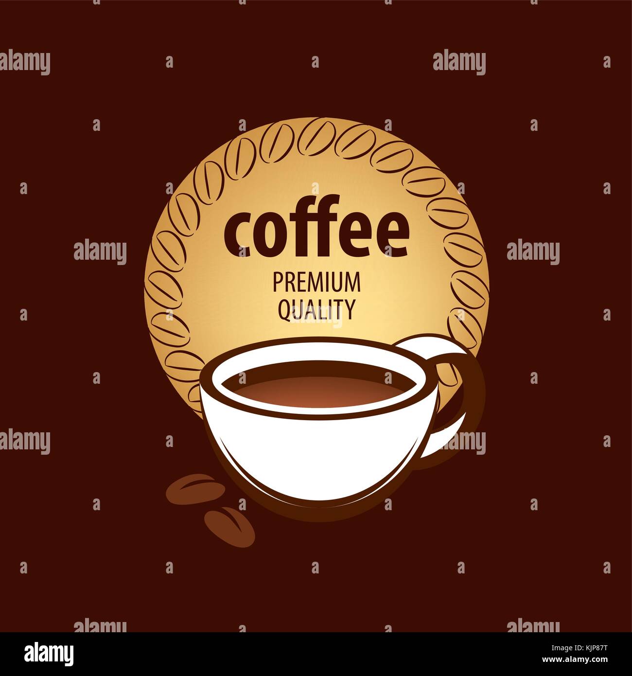 vector logo for coffee Stock Vector Image & Art - Alamy