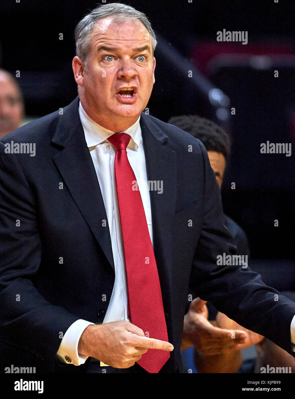 Piscataway, New Jersey, USA. 24th Nov, 2017. Rutgers' head coach Steve