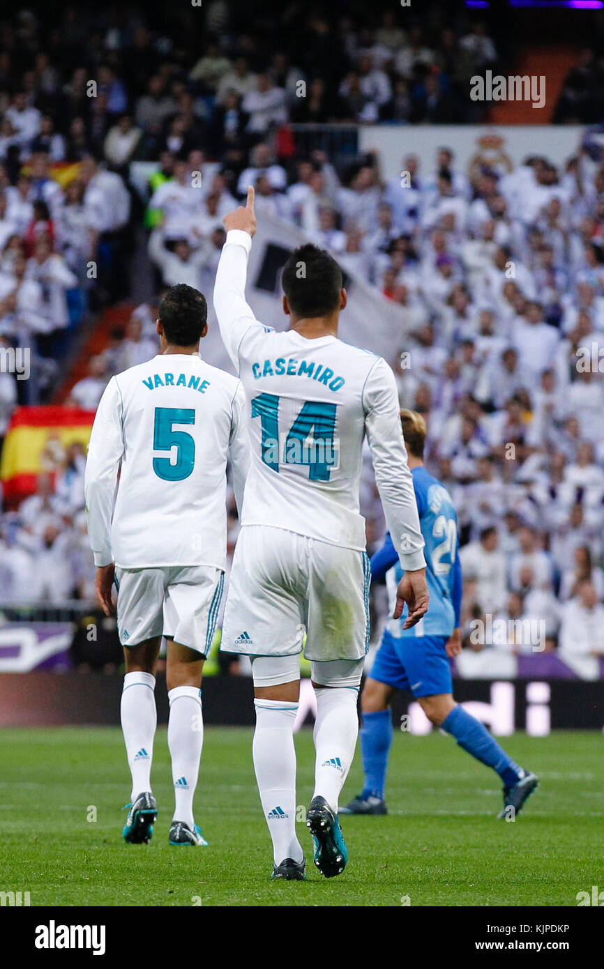 Carlos Enrique Casemiro (14) Real Madrid's player celebrates the
