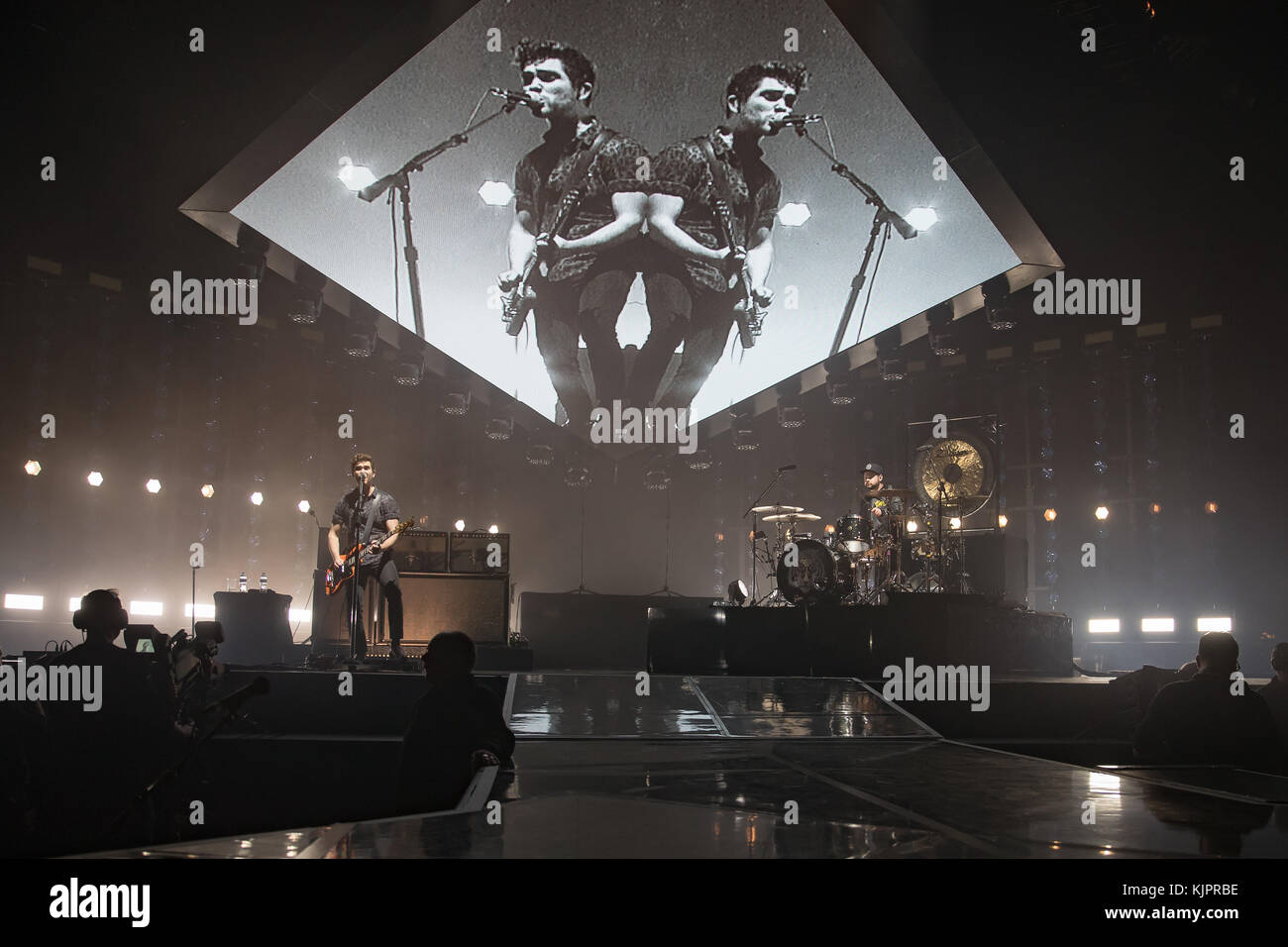 Brighton, UK. 29th Nov, 2017. Royal Blood performing the final night of a sellout hometown show at The Brighton Centre, England. Credit: Jason Richardson/Alamy Live News Stock Photo