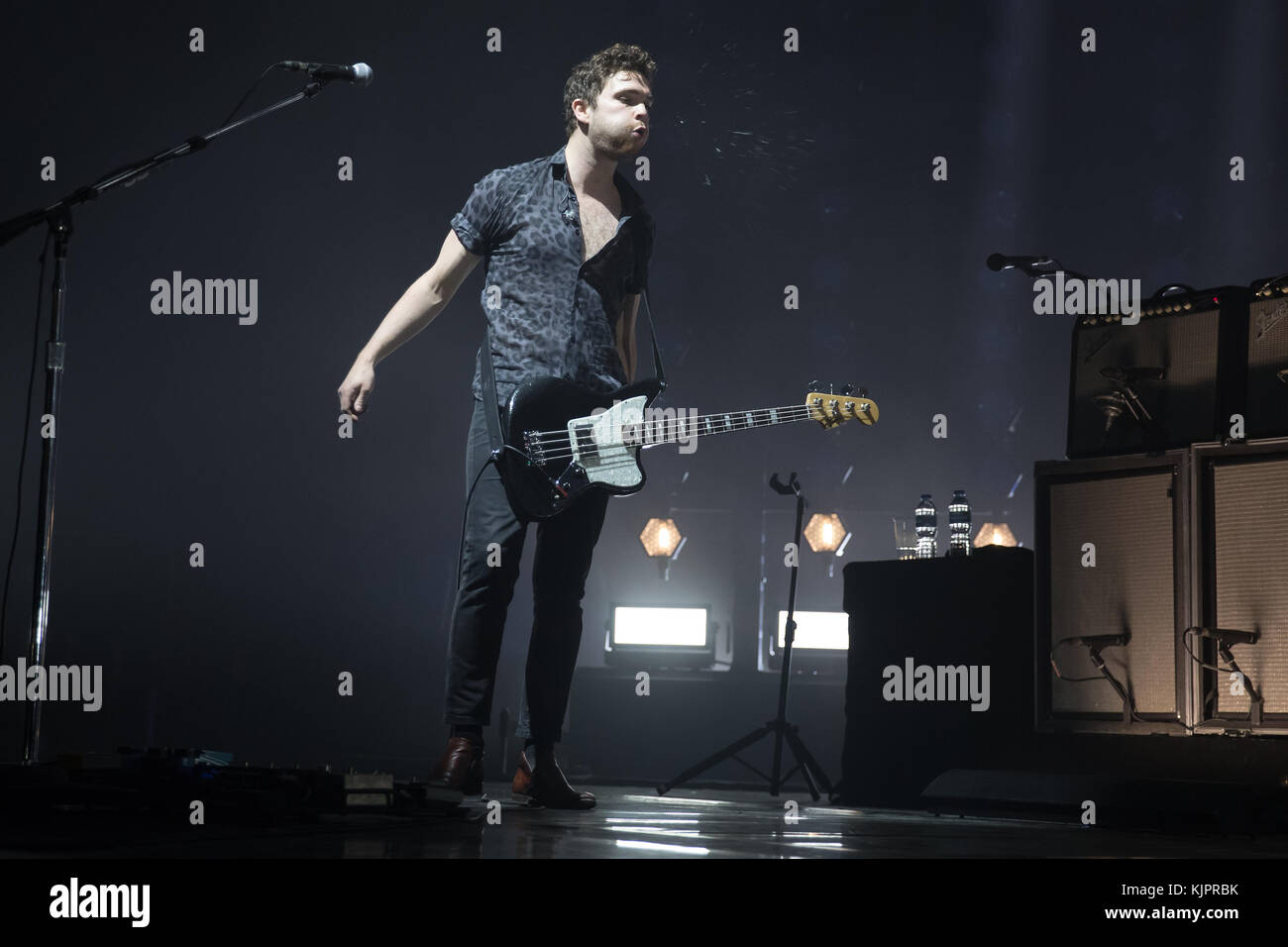 Brighton, UK. 29th Nov, 2017. Royal Blood performing the final night of a sellout hometown show at The Brighton Centre, England. Credit: Jason Richardson/Alamy Live News Stock Photo