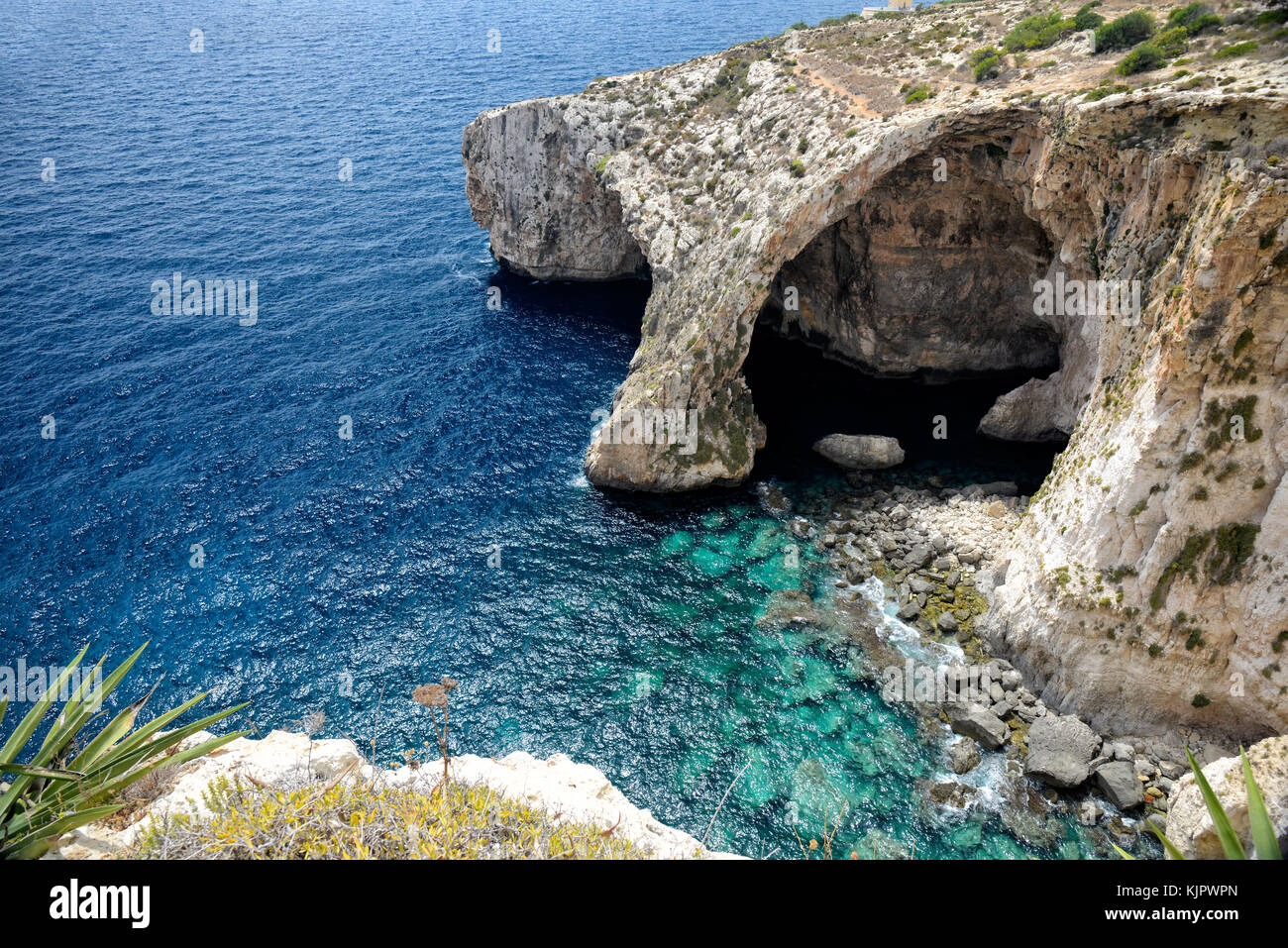 Scenic view of Comino Island in Malta Stock Photo