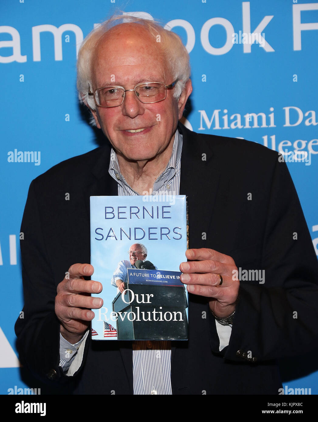 MIAMI, FL NOVEMBER 19 Bernie Sanders attends the Miami Book Fair