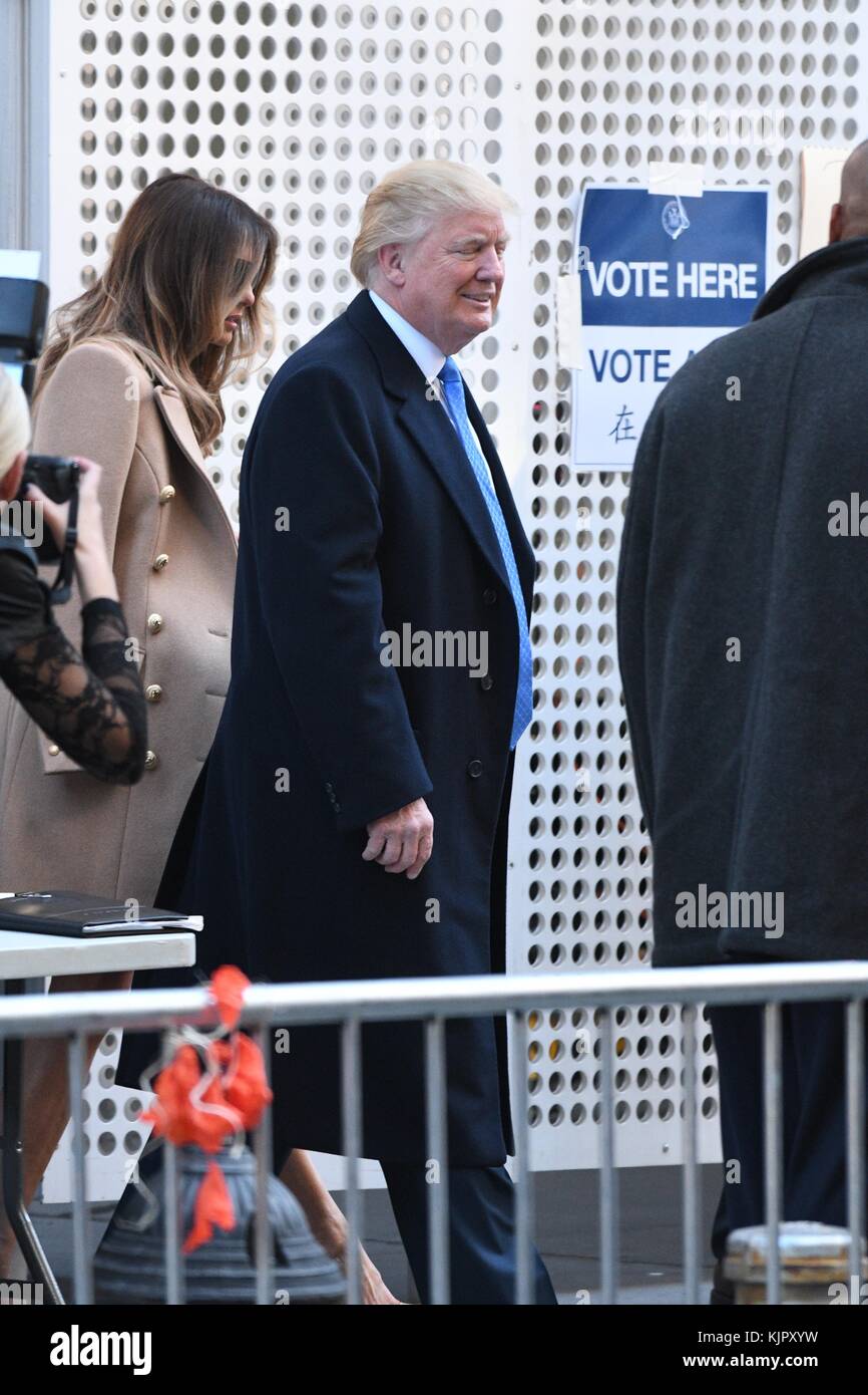 NEW YORK, NY NOVEMBER 08 Republican presidential nominee Donald