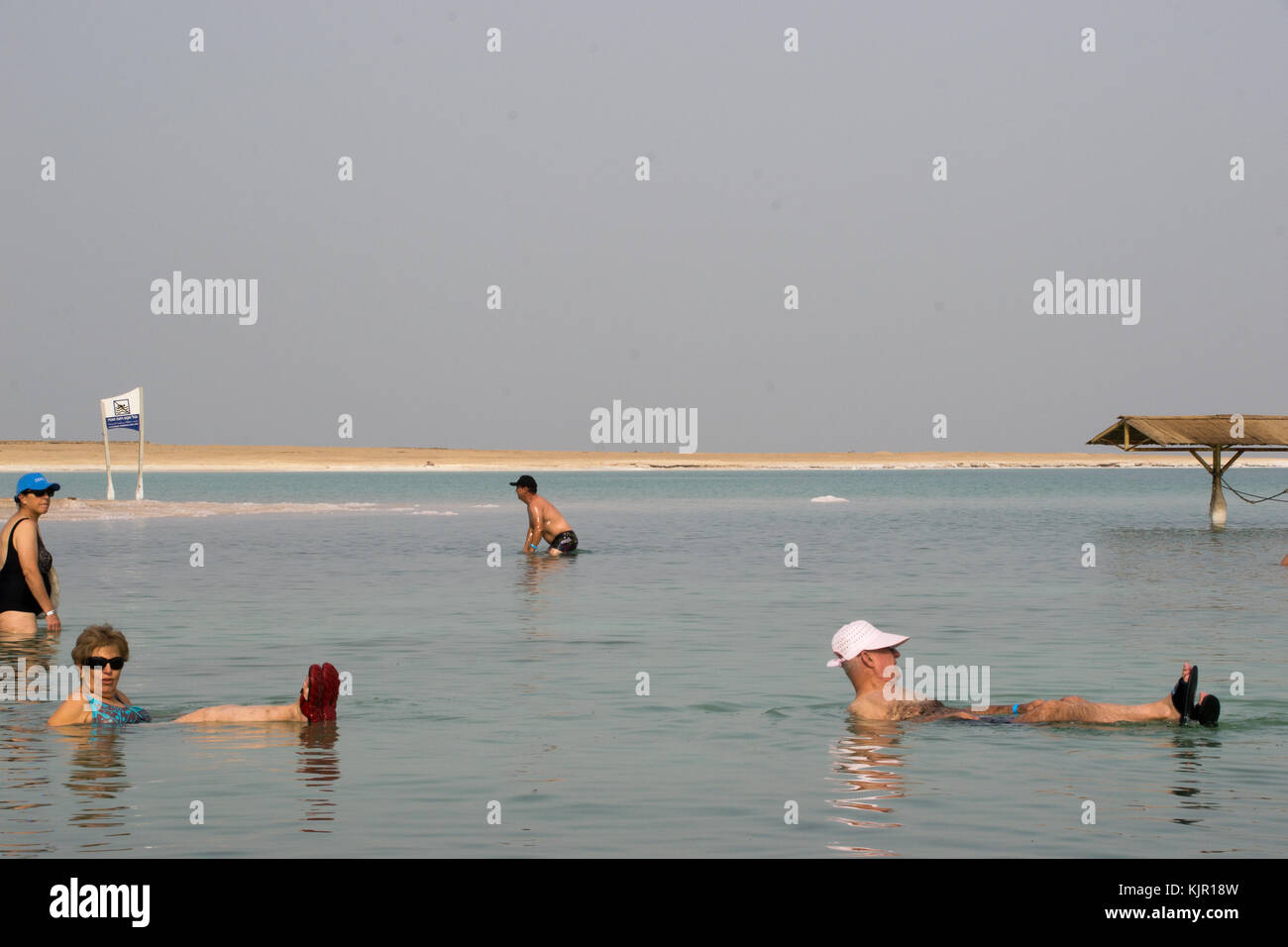 Dead Sea Float Stock Photo