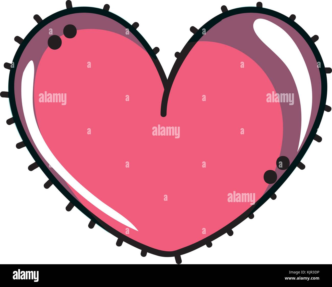 Isolated heart design Stock Vector Image & Art - Alamy
