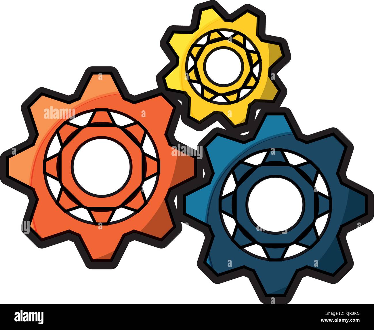 gear wheels icon image Stock Vector Image & Art - Alamy