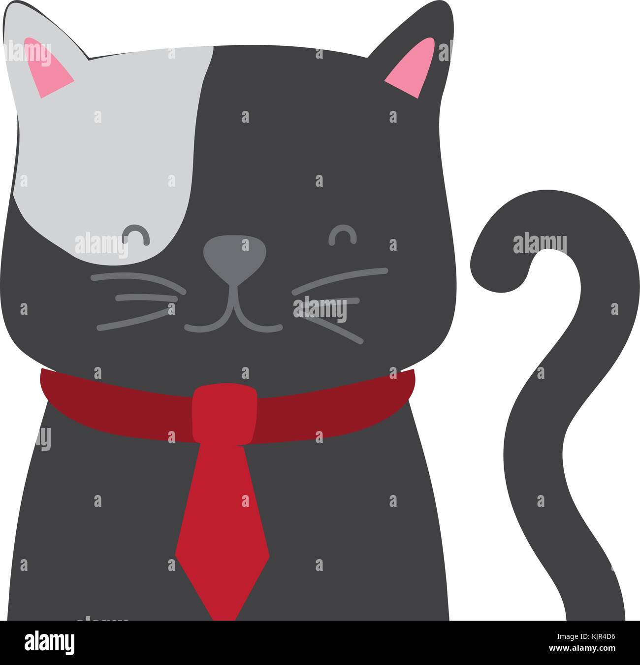 Distinguished Cat Vector Isolated cat design Stock Vector Image & Art - Alamy