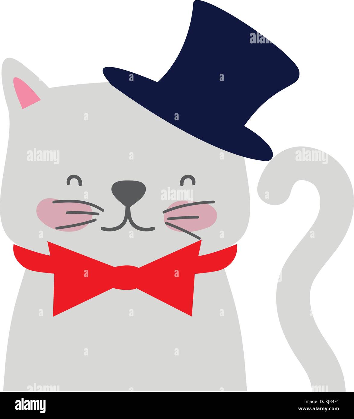 Distinguished Cat Vector Isolated cat design Stock Vector Image & Art - Alamy