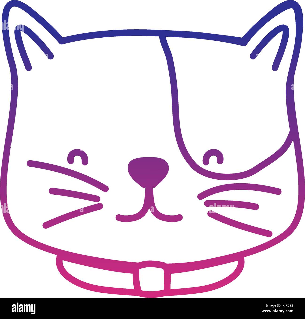 Isolated cat design Stock Vector