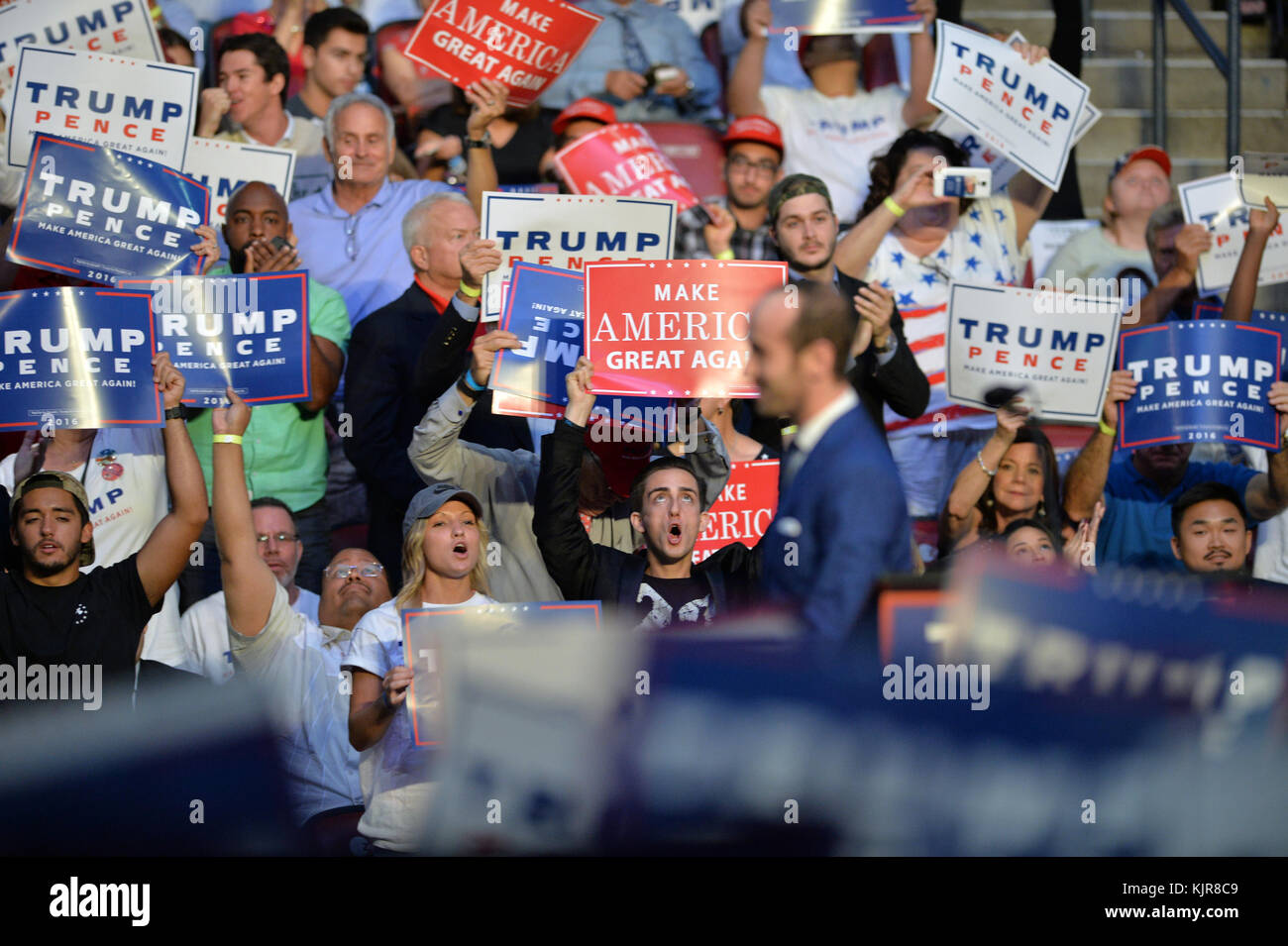 SUNRISE, FL - AUGUST 10: Stephen Miller speaks during Donald J. Trump ...