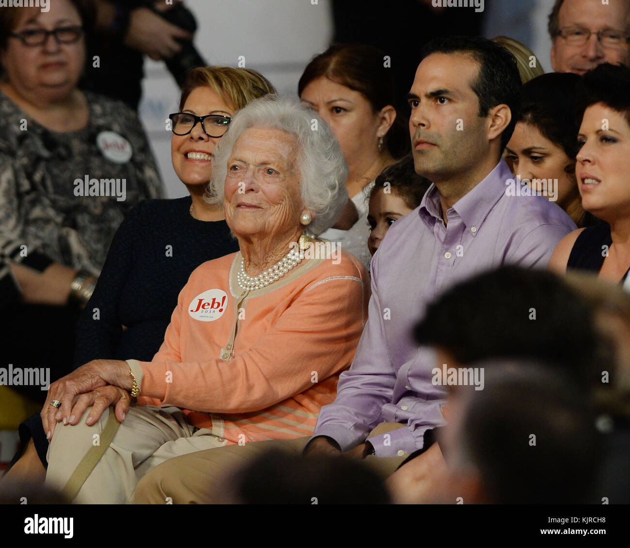 MIAMI, FL - JUNE 15: Former Florida Governor Jeb Bush announces his ...