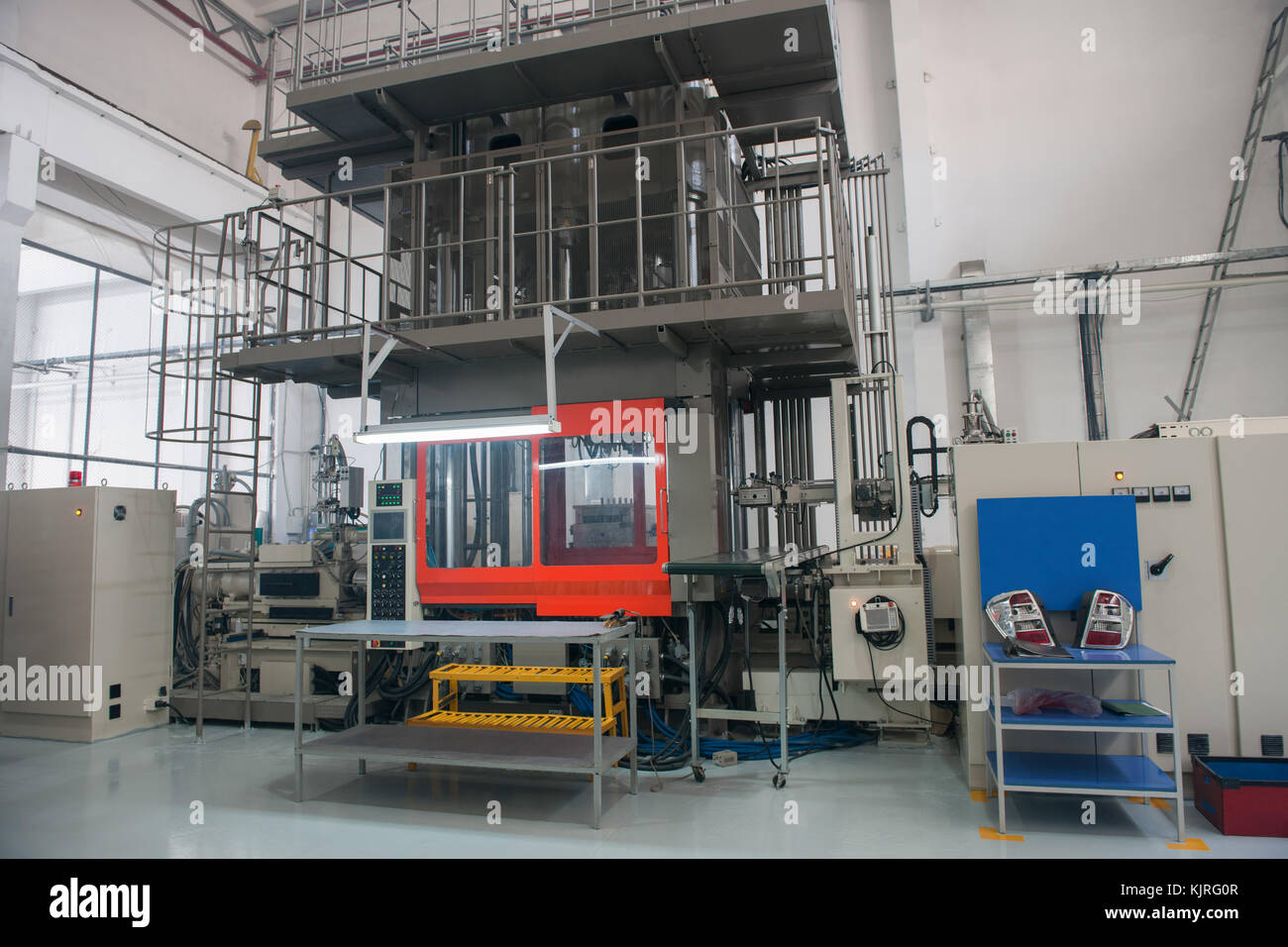 Equipment for checking the quality of finished products. Plant for the