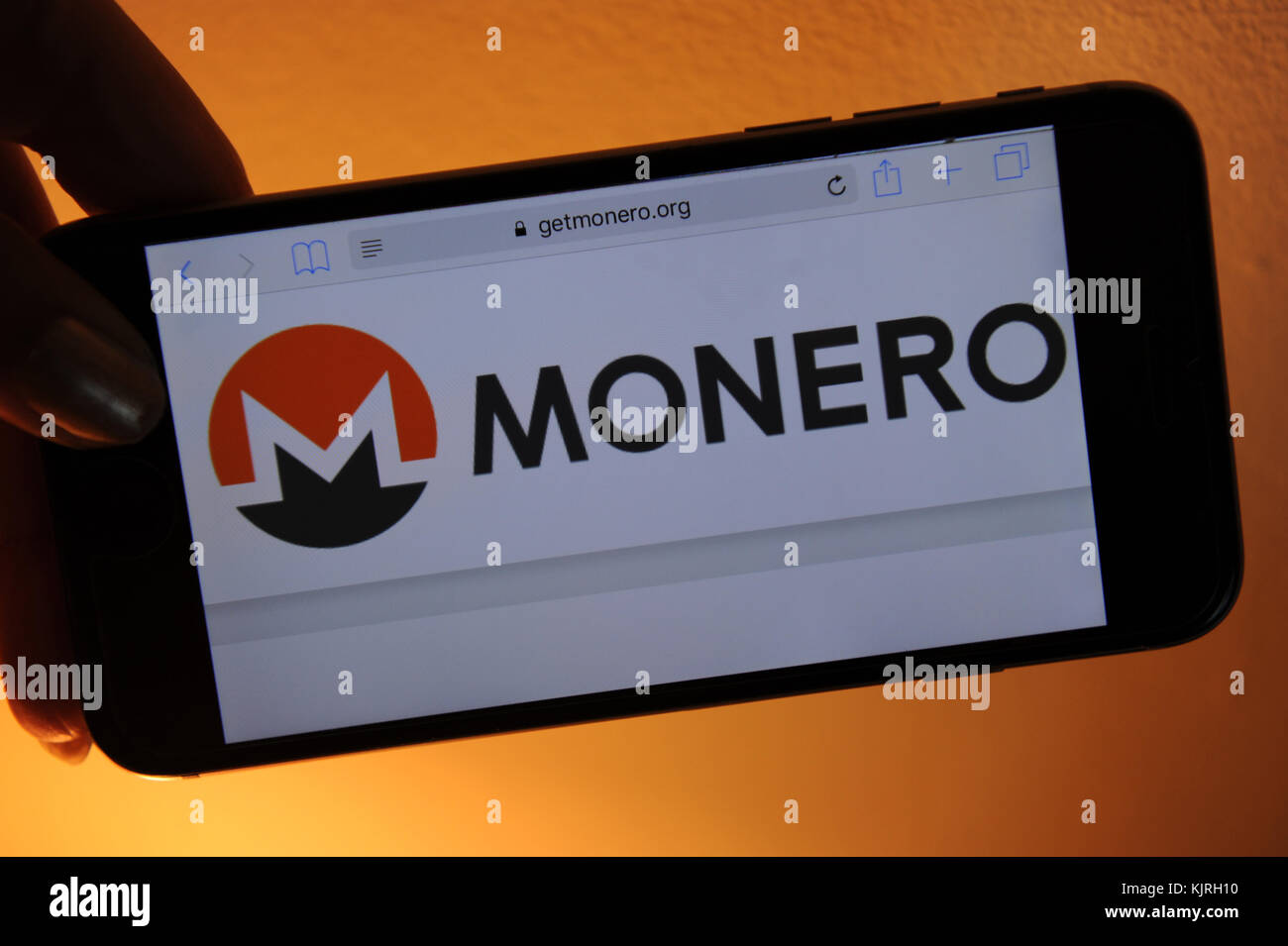 Monero cryptocurrency hi-res stock photography and images - Alamy