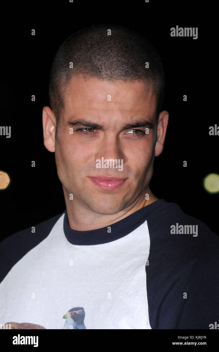 WESTWOOD, CA - AUGUST 06: Mark Salling arrives at the Los Angeles Premiere 'GLEE: The 3D Concert Movie' at Regency Village Theatre on August 6, 2011 in Westwood, California.    People:  Mark Salling Stock Photo