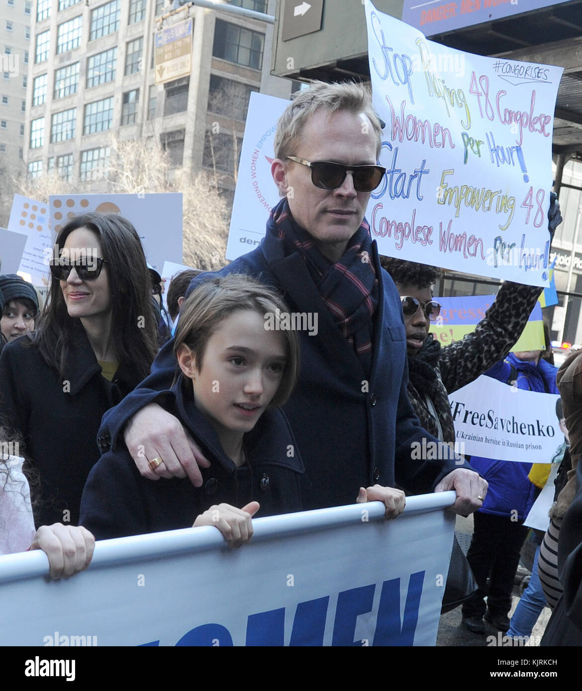 Jennifer Connelly and Paul Bettany in St. Barts Feb. 2017